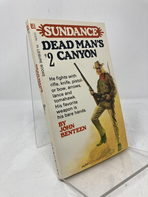 Dead Man's Canyon by John Benteen First 1st Edition VG PB 1972
