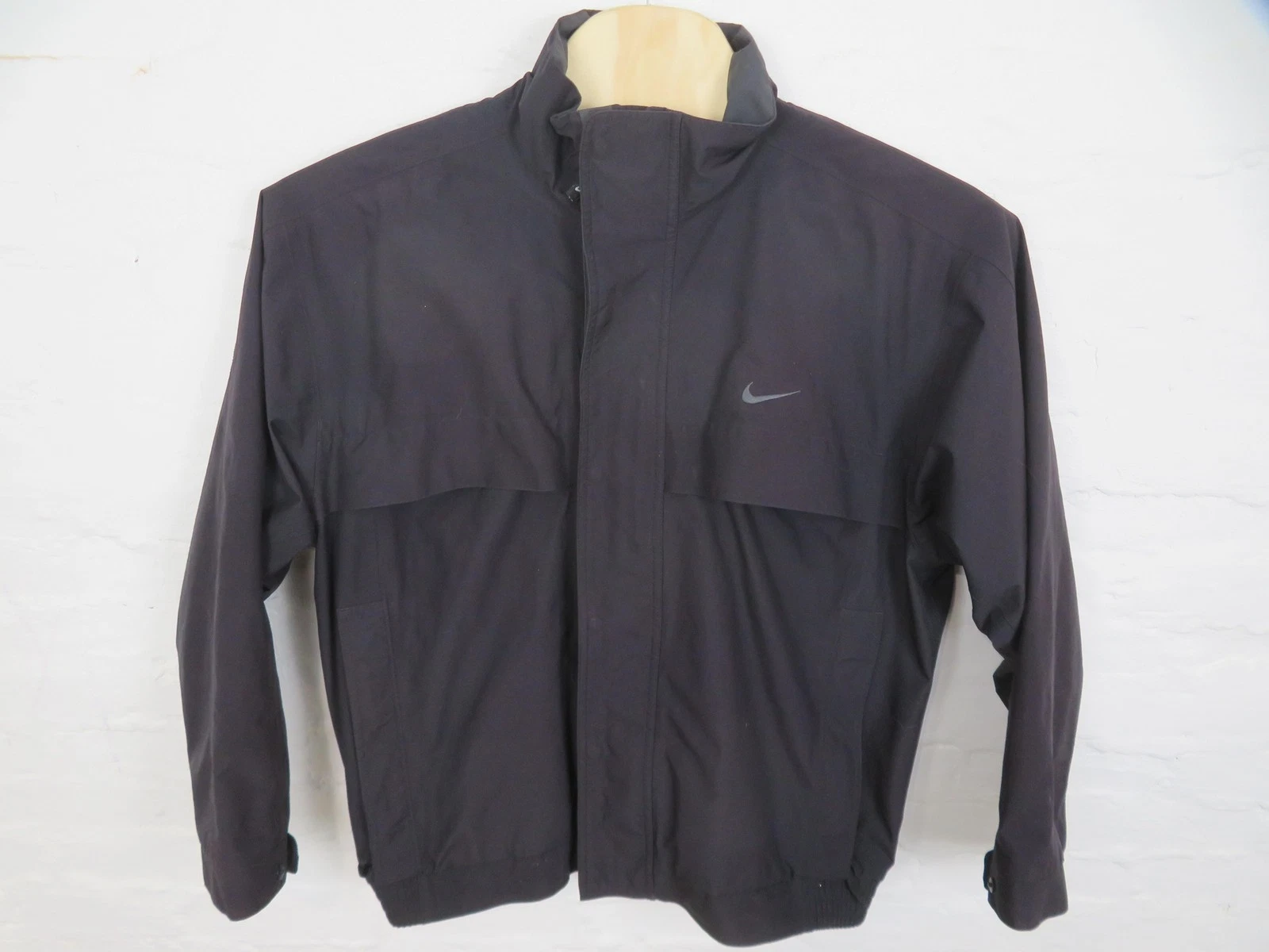 Nike Golf Jacket Mens Large Black Storm-FIT Full Zip Windbreaker Rain Waterproof