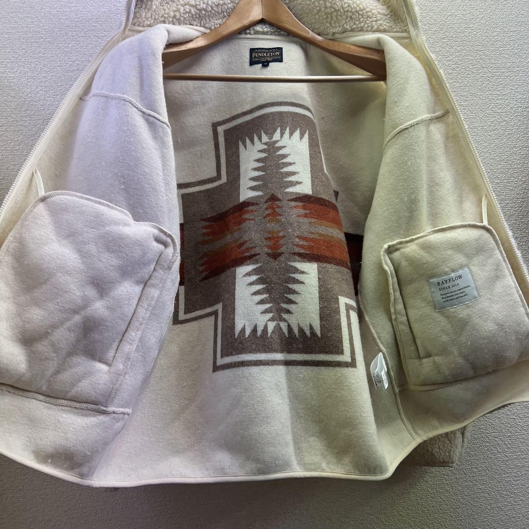 PENDLETON BEYFLOW Boa Jacket Zip-up Native Patter… - image 8