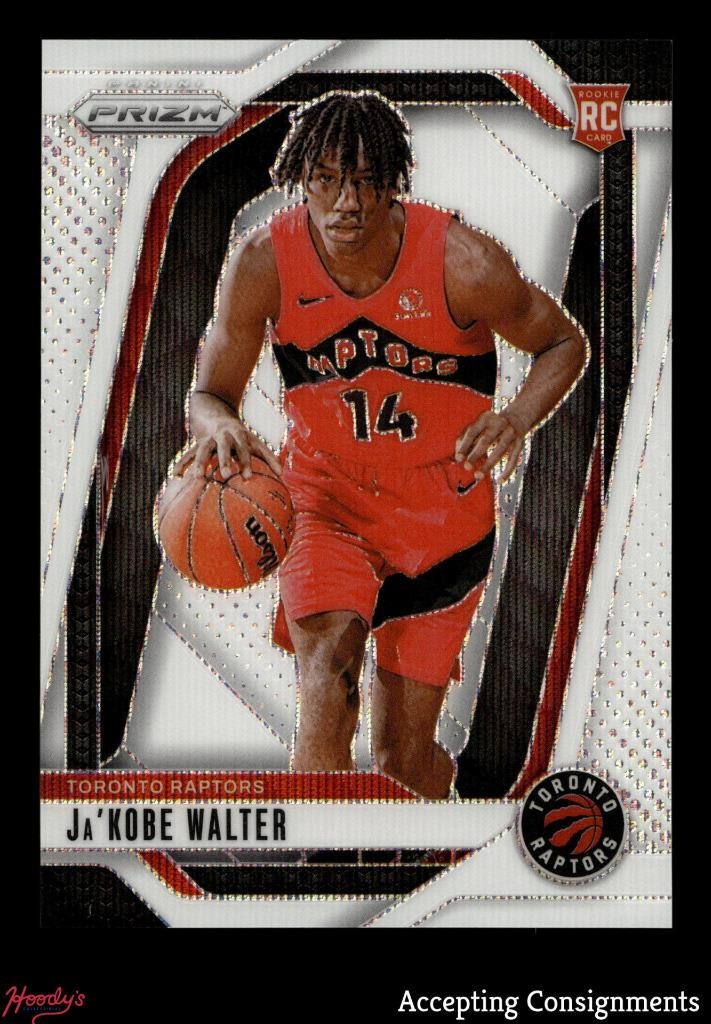 2024-25 Panini Prizm Prizms White Wave #223 Ja'Kobe Walter RC ROOKIE 34/38