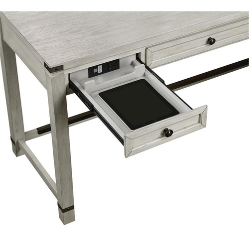 Baton Rouge Desk Baton Rouge L-Shape Desk in Champagne Oak Finish Engineered Wood ...