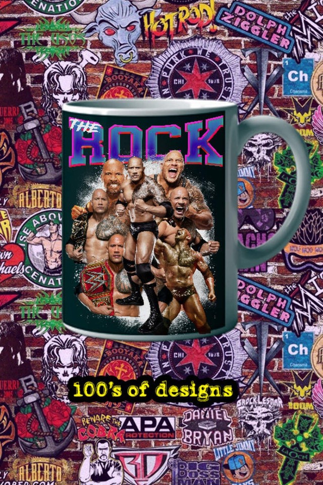 That Rocks Mug THE ROCK 11oz Mug featuring Dwayne Johnson | Pro Wrestling | WWE Star ...
