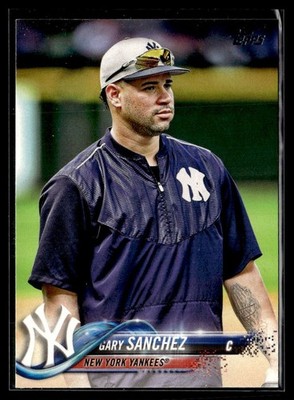 2018 Topps SP Variation Gary Sanchez New York Yankees #340