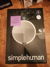 NEW Simplehuman Wall-Mount Sensor Mirror 8” in Stainless Steel  ST3003