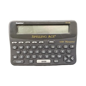 Vintage Franklin Computer Spelling Ace SA98 Handheld Dictionary Thesaurus TESTED