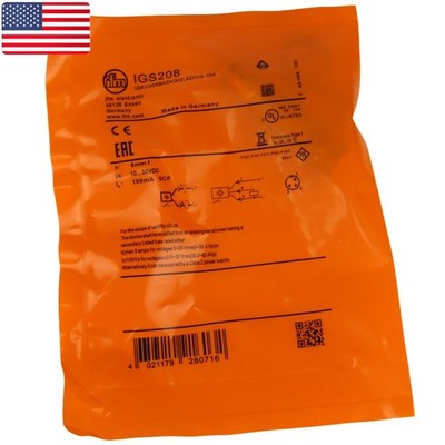 New IFM IGS208 Inductive Sensors - US Stock