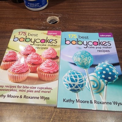 175 Best Babycakes Cake Pop & Cupcakes Maker Recipe Books Lot of 2, NEW