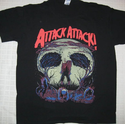 Black Attack Attack! Band Album Graphic S-5XL Unisex Shirt MO299