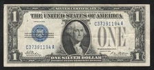 1928 $1 SILVER CERTIFICATE FUNNY BACK ONE DOLLAR BILL  Fr 1600 0161