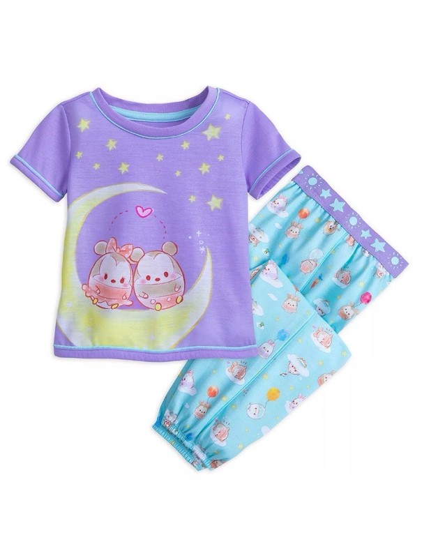 Disney Mickey & Minnie Mouse Pajamas Girls Sleep Set PJ's Size 4 NWT