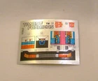 G1 TRANSFORMERS (1985) CAMSHAFT ~ STICKER SHEET ~ ORIGINAL DECALS HASBRO MAIL-IN
