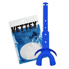 Vettex Doubleguard Blue Mouthguard and Lip Protection with strap