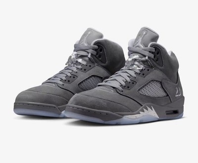 HERREN AIR JORDAN 5 RETRO ''WOLF GREY'' DD0587-002 - GRÖSSE 14 BESTÄTIGTE BESTELLUNG  