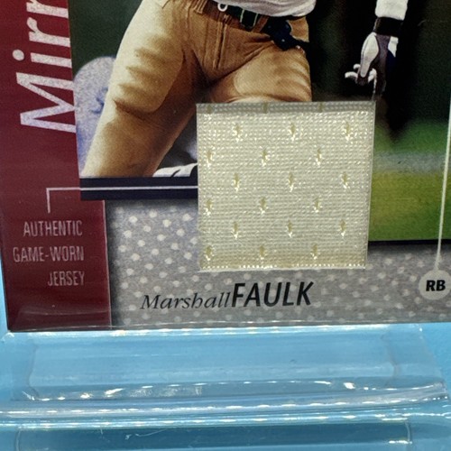 2002 Leaf Certified Mirror Red #88 Marshall Faulk JERSEY Rams 11/100 - Picture 8 of 22