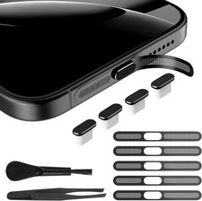 USB C Dust Plug for iPhone 17 Pro/17, 5PCS Type C Charging Port Cover Phone Sp