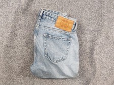 Jeans uomo mamma Zara Rhuigi RHUDE design lavaggio medio larghi vestibilità rilassata