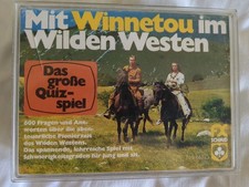 Mit Winnetou km Wilden Westen. Karl May. Komplett. Schmid. Rarit&auml;t. Quiz Spiel