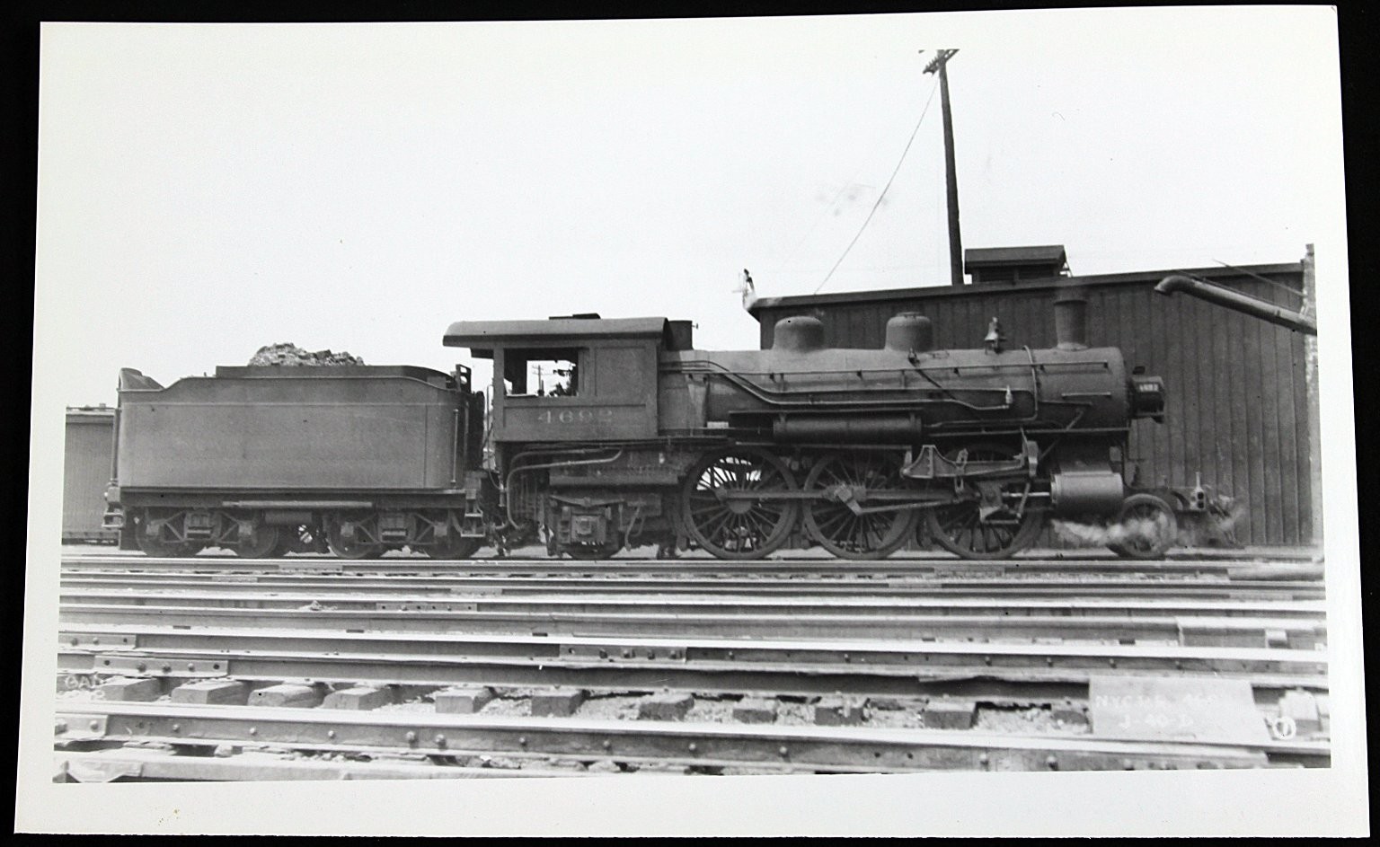 Vintage 1978 Harold K. Vollrath B&W Photo NYC 4692 Locomotive ca1918