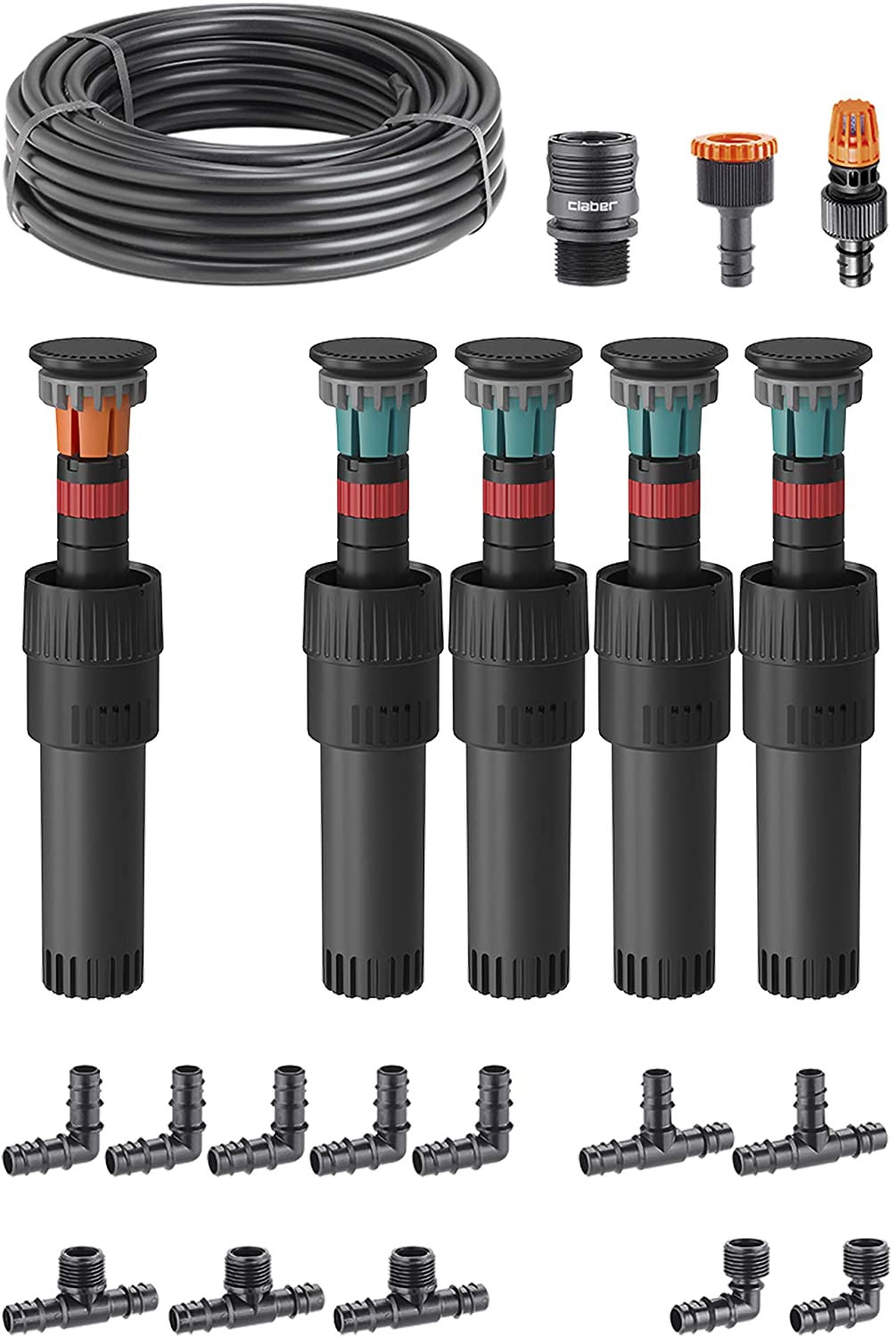 KIT IRRIGAZIONE INTERRATA 50MQ DI GIARDINO STARTER COLIBRI' CLABER 11 REF. -9020