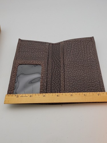 NEW TWISTED X Rodeo Mens Western Wallet GENUINE LEATHER~Brown~ Stitching X Logo - Picture 6 of 9