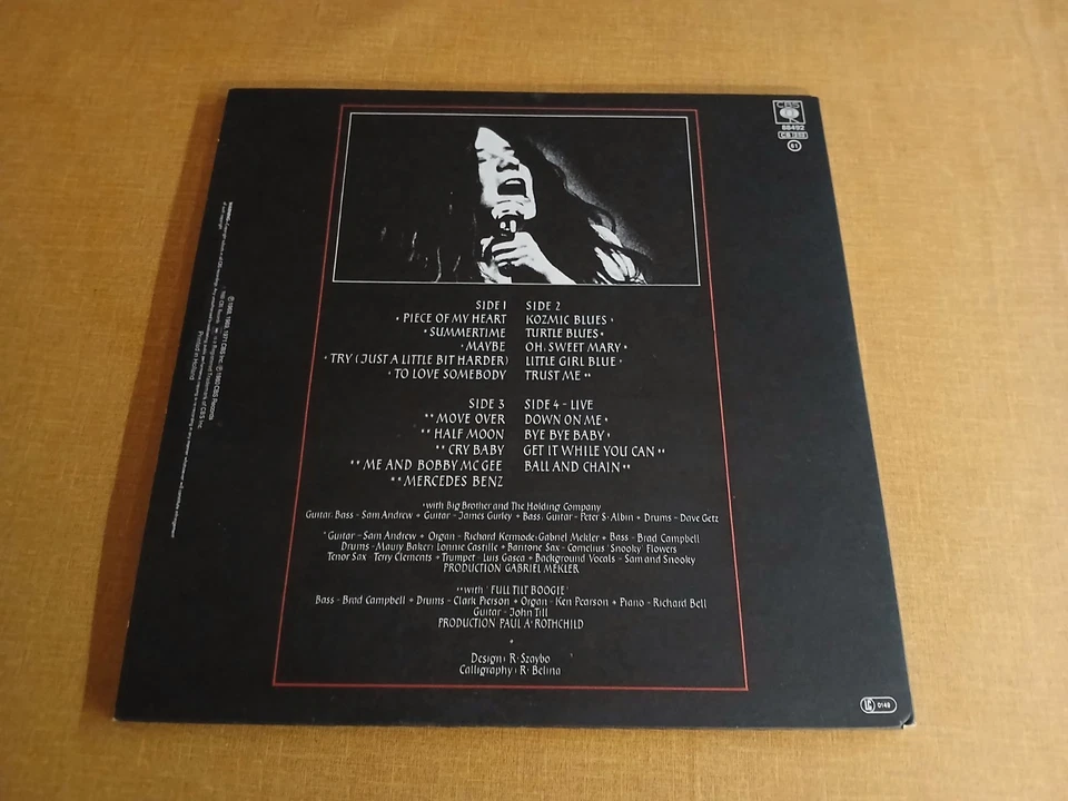 Janis Joplin - Anthology - Vinile LP 1980 CBS - Immagine 2 di 4