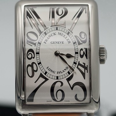 Franck Muller Long Island 1300 SC REL Relief Steel Automatic Silver Guilloché