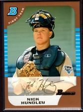 2005 Bowman Draft Gold #BDP90 Nick Hundley 1st Bowman
