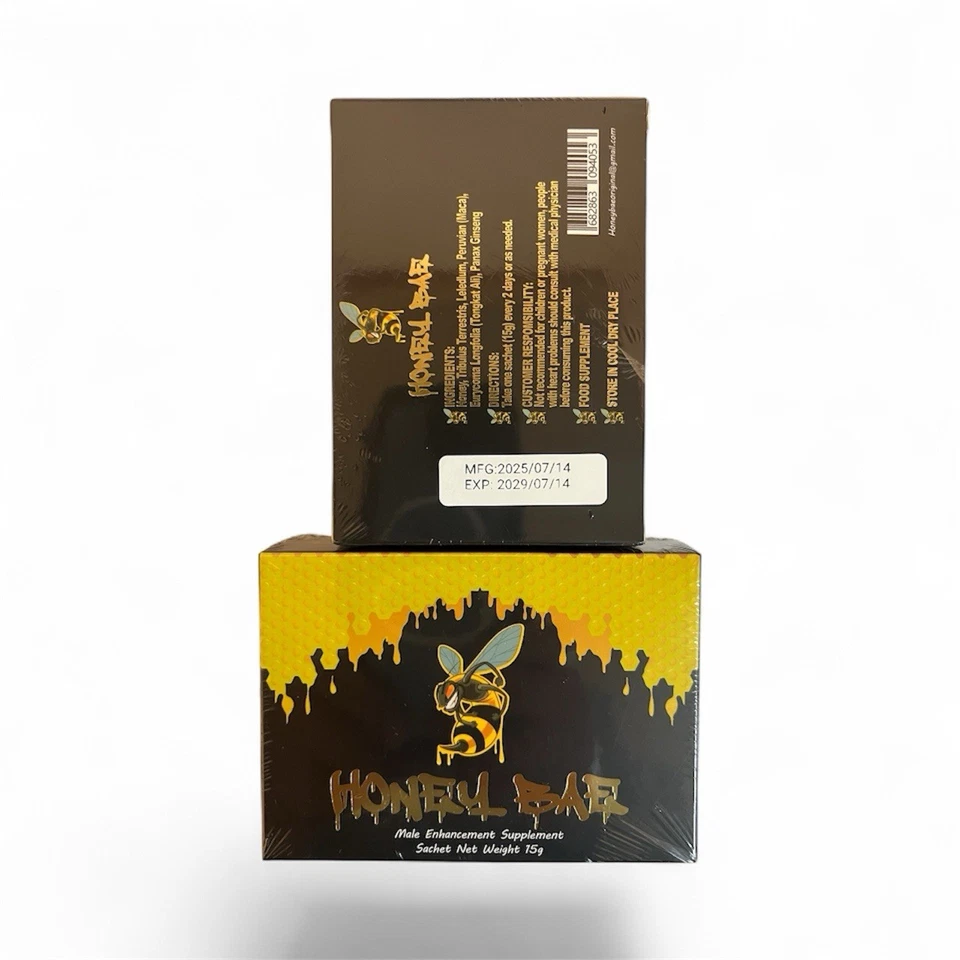 Black Honey Bea 12 包男性增强补充剂 — 第 4/4 张图片