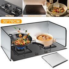 Splatter Screen Board Kitchen Stove Shield Guard Folding Oil proof Splash Board