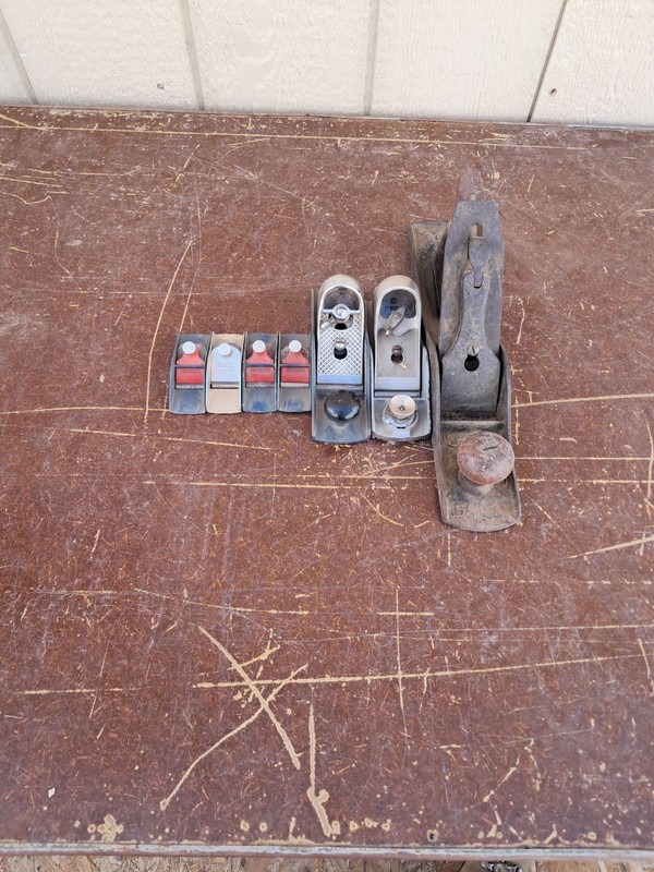 Stanley Vintage Original Lot of Assorted Woodworking Hand Planes Metal Os286