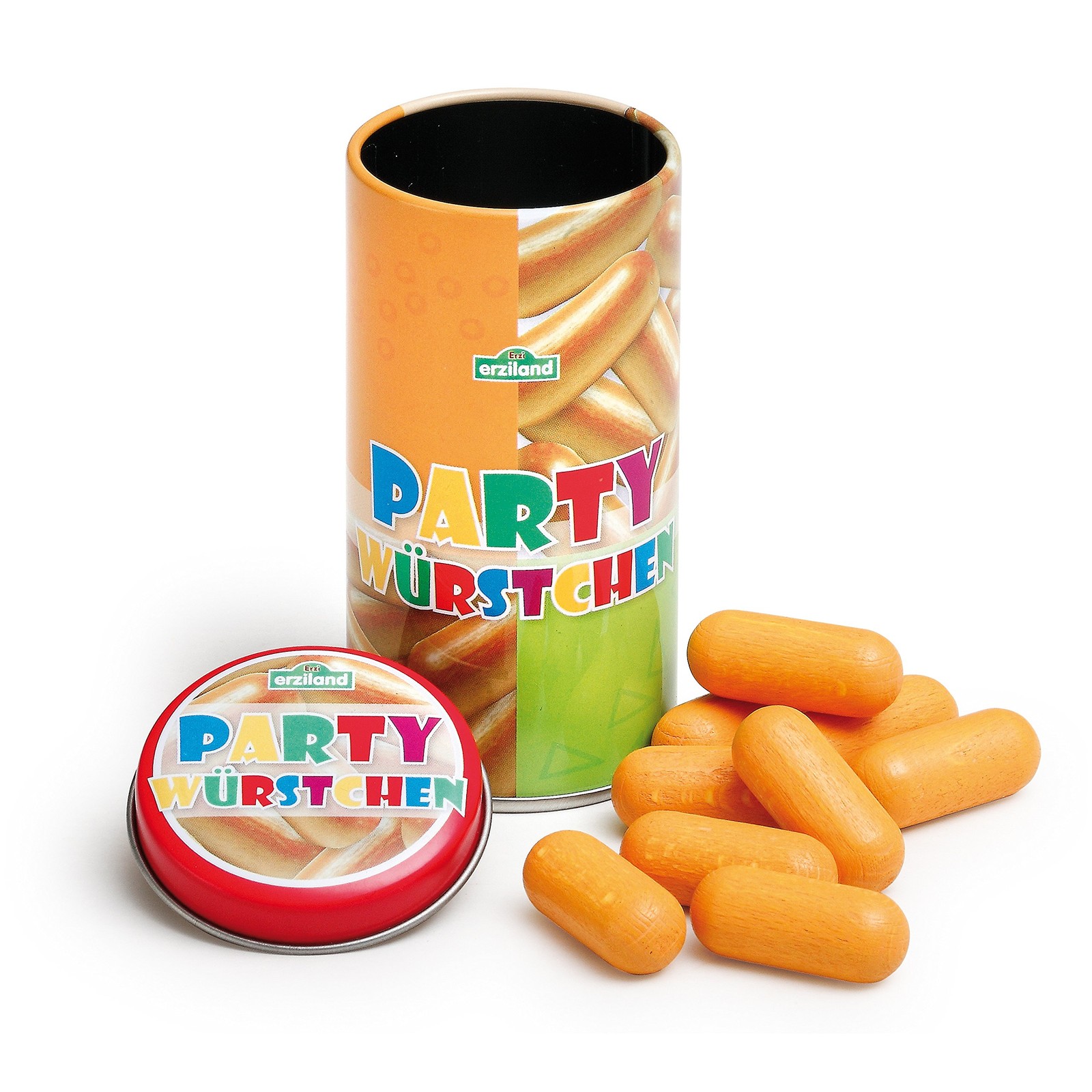 Erzi 15150 Party Sausages Toy in a Tin Multicoloured 2190₽