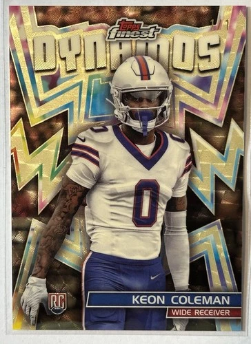 2024 Topps Finest Keon Coleman 1/1 SUPERFRACTOR Dynamos #DYN-16 RC Rookie Bills