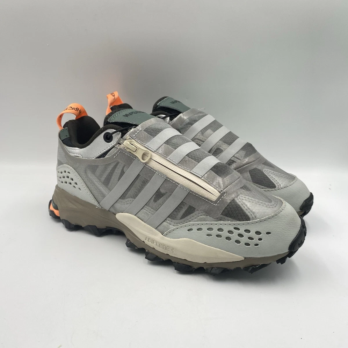 Adidas Hyperturf Adventure Shield Low Matte Silver Orange HQ6498 Adiprene+, M‎ 6 adidas Hyperturf Adventure Shield | Nice Kicks main image 3