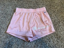 Champion Mesh Athletic Shorts Girl's Size Medium Pink