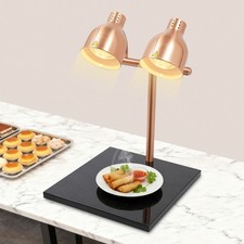 Commercial Dual Head Food Warming Lamp, Electric Warming Lights For Food Service