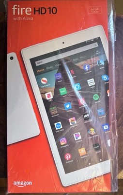 Amazon Fire HD 10 (9th Generation) 32GB, Wi-Fi, 10.1in - White