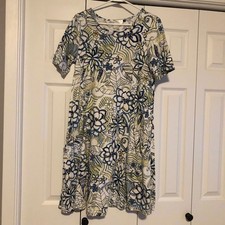 Prairie Cotton Floral Midi Dress Women's Size Small Boho Resort Beach