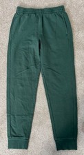 Carhartt Sweatpants Green Midweight Drawstring Pants Spellout Logo Boys Medium M
