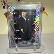 Topps Chrome WWE Wrestling Paul Heyman #44 Checkerboard Sports Trading Card 2022