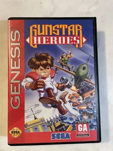 New ListingGunstar Heroes (Sega Genesis, 1993) TESTED PLEASE READ