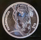 Pandamonium Zombucks Currency Apocalypse Rare Vtg Bullion-0.999 Silver 1 Oz Coin