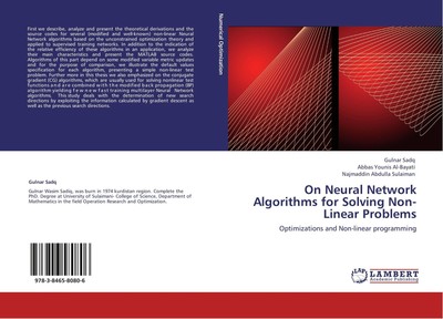 Gulnar Sadq (u. a.) | On Neural Network Algorithms for Solving Non- Linear...