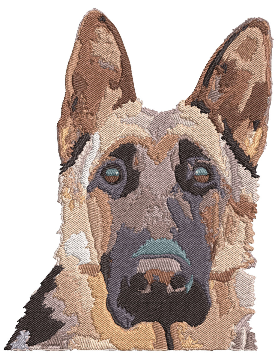 Snarling Shepherd Design German Shepherd Design