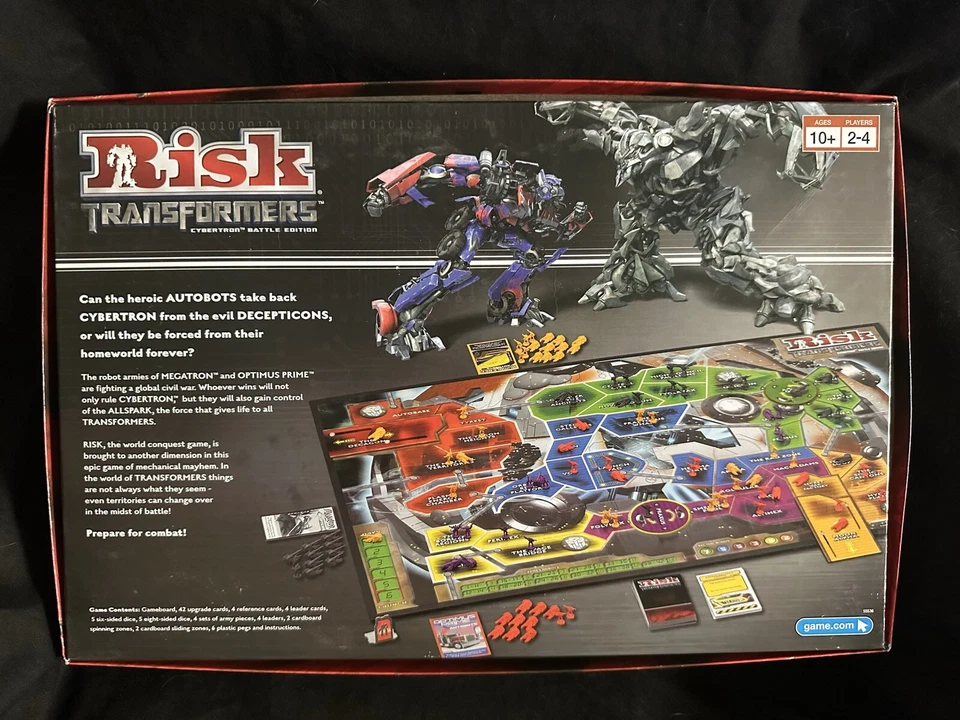 RISK Transformers Board Game Hasbro Sealed NEW Complete MIB - Image 2 of 2