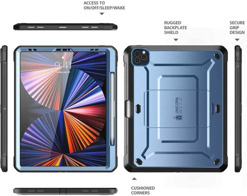 For iPad Pro 12.9" 11.0" (2022-2018) Case SUPCASE Multi-Layered Protection Cover - Picture 11 of 36