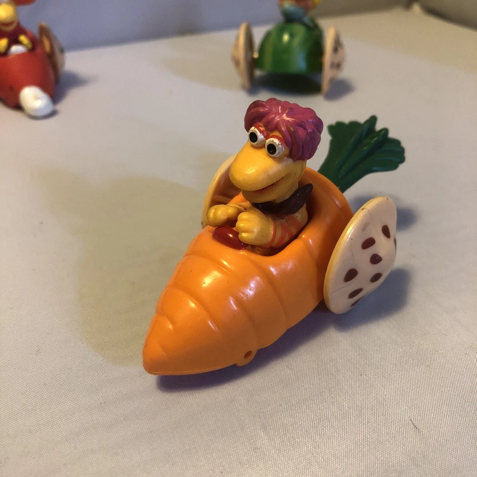 JUEGO COMPLETO DE 4 COCHES DE JUGUETE FRAGGLE ROCK VINTAGE 1988 McDONALD'S HAPPY FOOD Foto 4 de 4