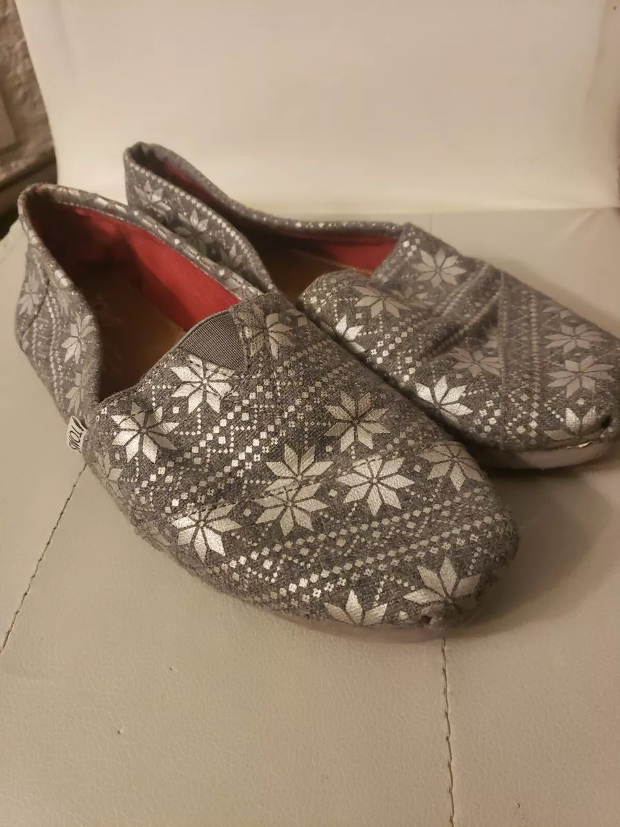 Toms snowflake best sale shoes