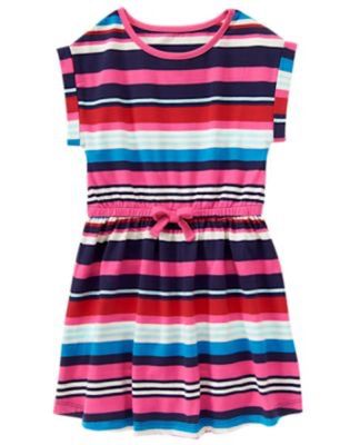 NWT Gymboree Mix N Match Girl Striped Dress 3/4 Everyday Playwear | eBay