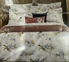 YVES DELORME PAIRS PARURE 1pc BELLE DE NUIT QUEEN QUILT MULTICOLOR FRANCE NIP