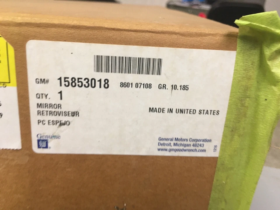 05-09 Espejo retrovisor lateral derecho puerta derecha pasajero Equinox Torrent 15853018 Foto 2 de 4